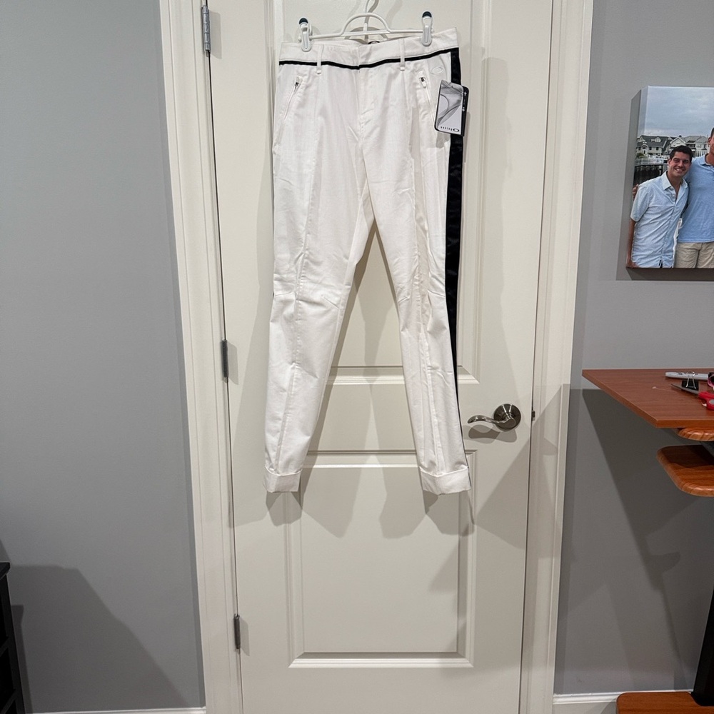 Oakley White Pants with Black Accent